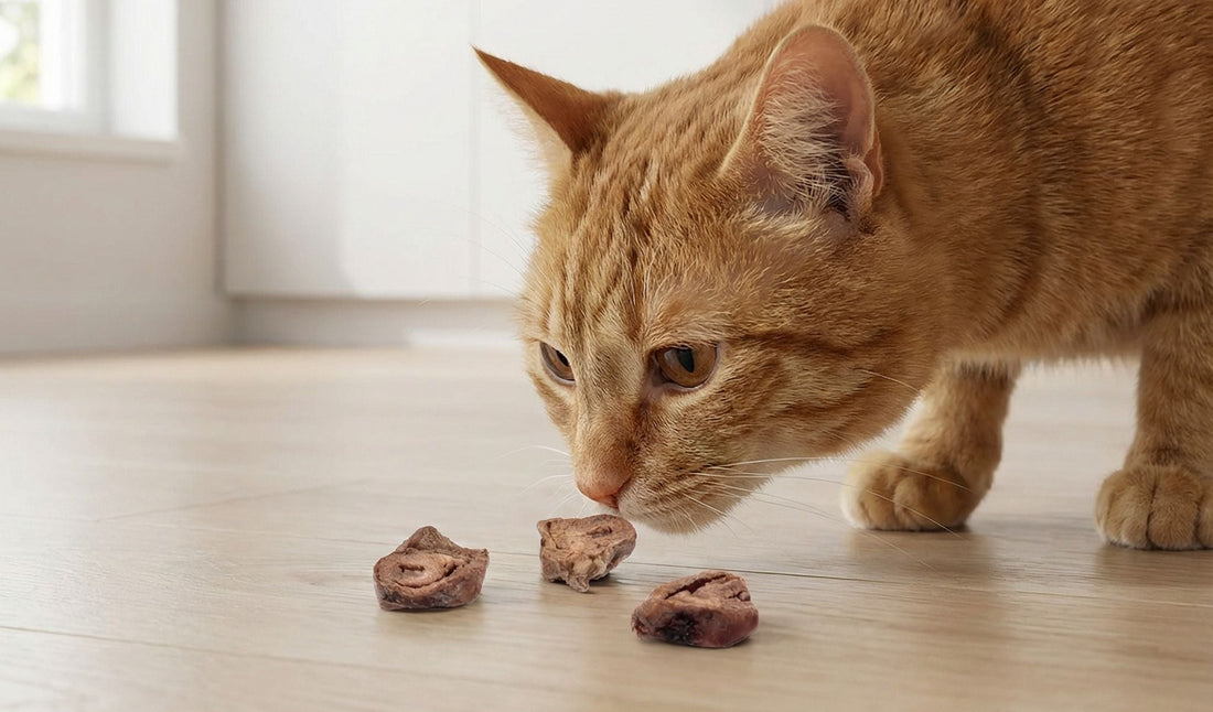 gefriergetrocknete Katzensnacks